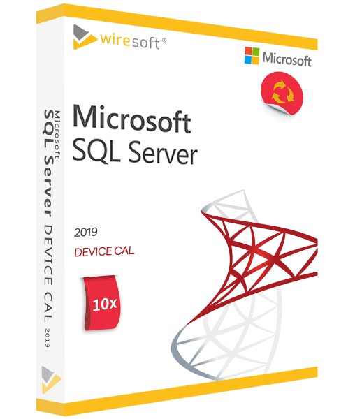 MICROSOFT SQL SERVER 2019 - 10 PAKETIN LAITE CAL