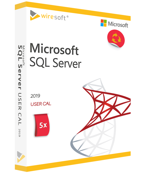 MICROSOFT SQL SERVER 2019 - 5 PAKETIN KÄYTTÄJÄ CAL