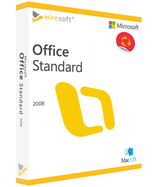 MICROSOFT OFFICE MAC 2008 STANDARD