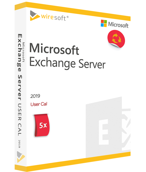 MICROSOFT EXCHANGE SERVER 2019 - 5 PAKETIN KÄYTTÄJÄ CAL